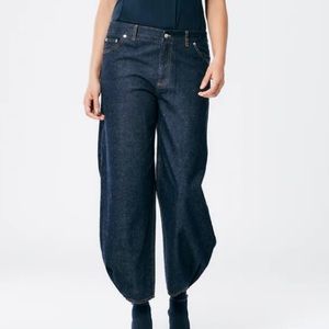 Tibi Brancusi jeans, raw denim indigo, size 28